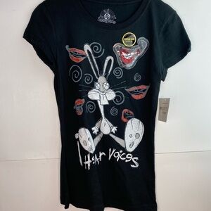 NWT Looney Tunes “I hear voices”  bugs bunny